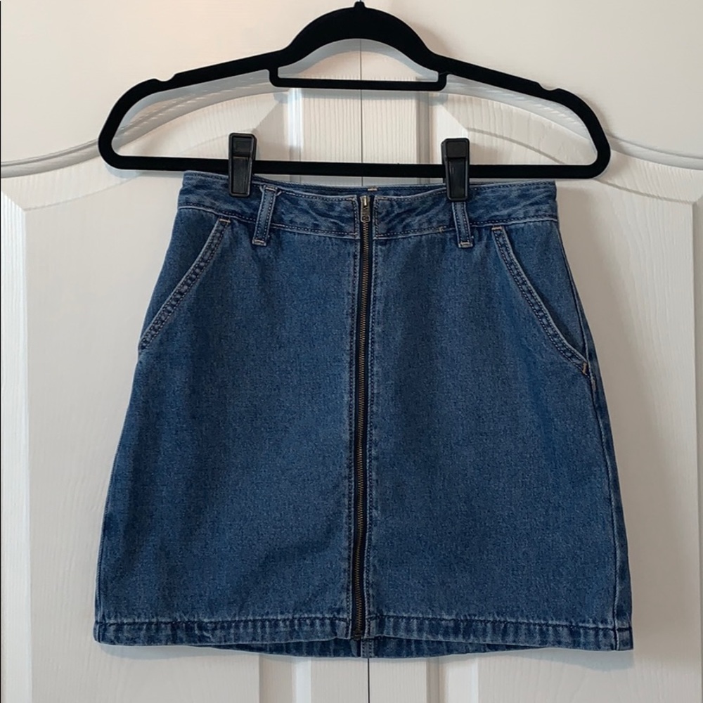 Hollister Ultra High Rise Denim Skirt